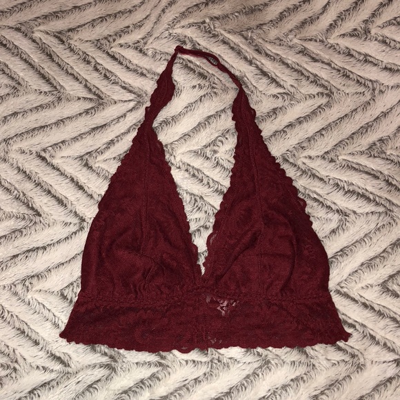 PINK Victoria's Secret Other - VS PINK Maroon Halter Bralette